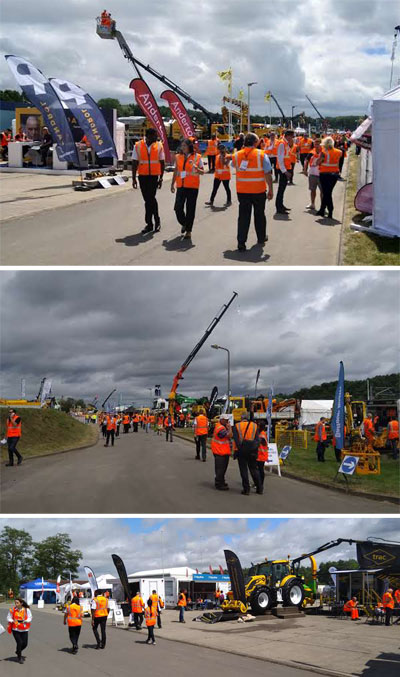 Outside at Rail Live 2018